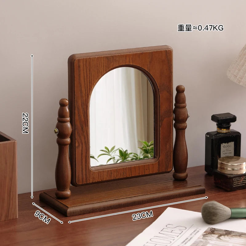 Miroir à poser en bois, forme cœur ou lapin (vue 8) - Nesty