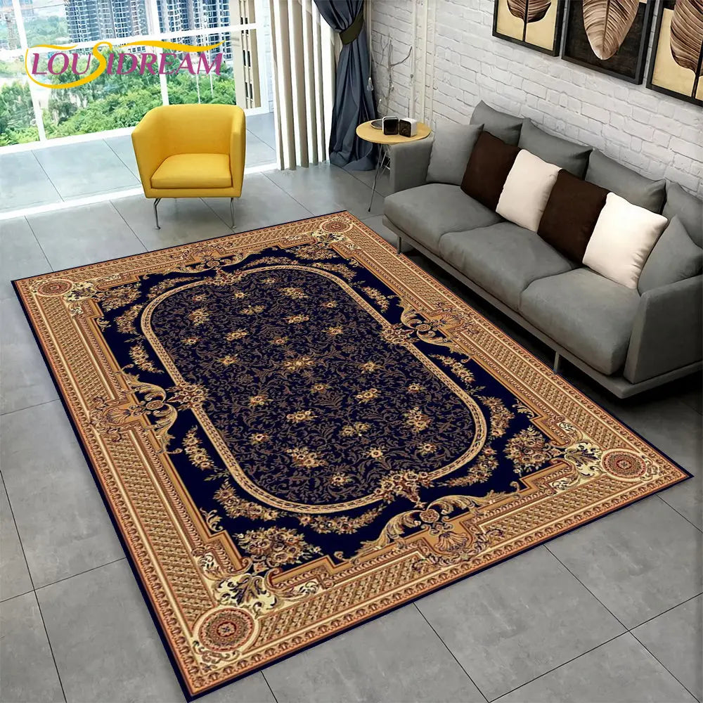 Tapis bohème multicolore pour salon et chambre Nesty (vue 18)