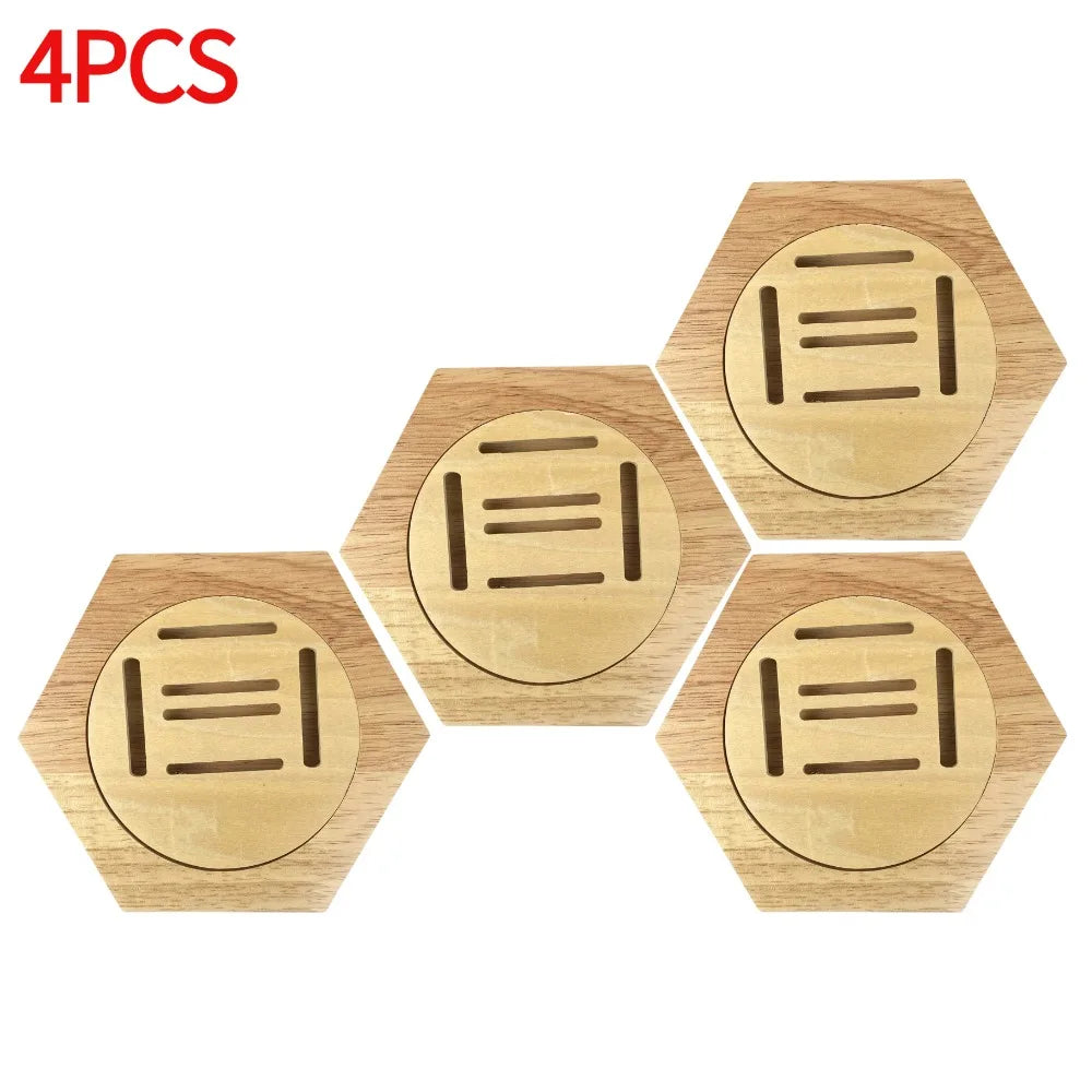 Étagère murale hexagonale en bois Nesty - Nid d'abeille (vue 13)