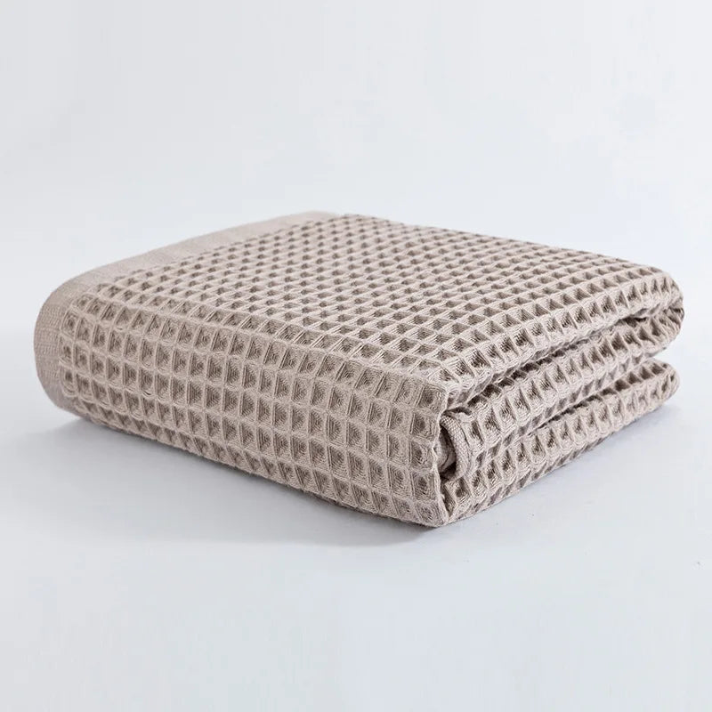 Serviette en coton gaufré nid d'abeille - Nesty (vue 10)