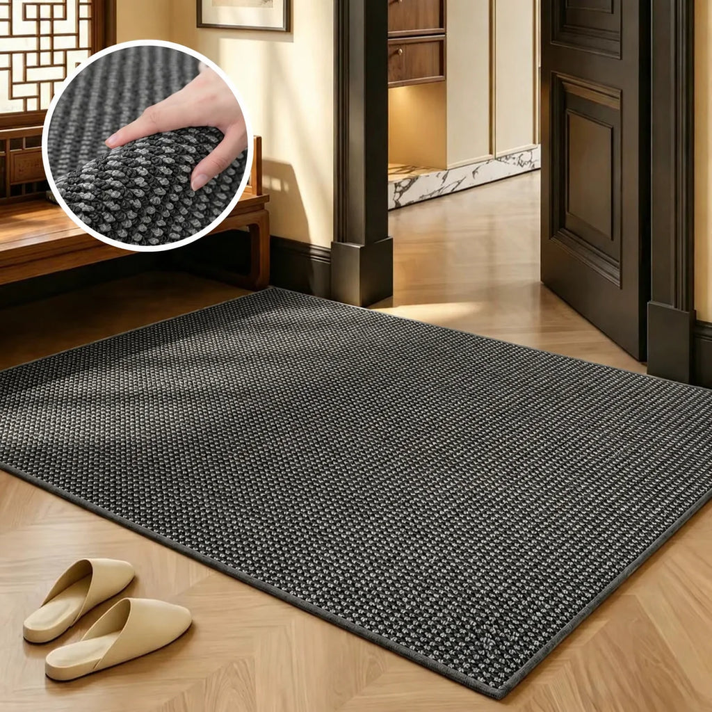 Tapis effet sisal tressé, antidérapant pour entrée et couloir (vue 8) - Nesty
