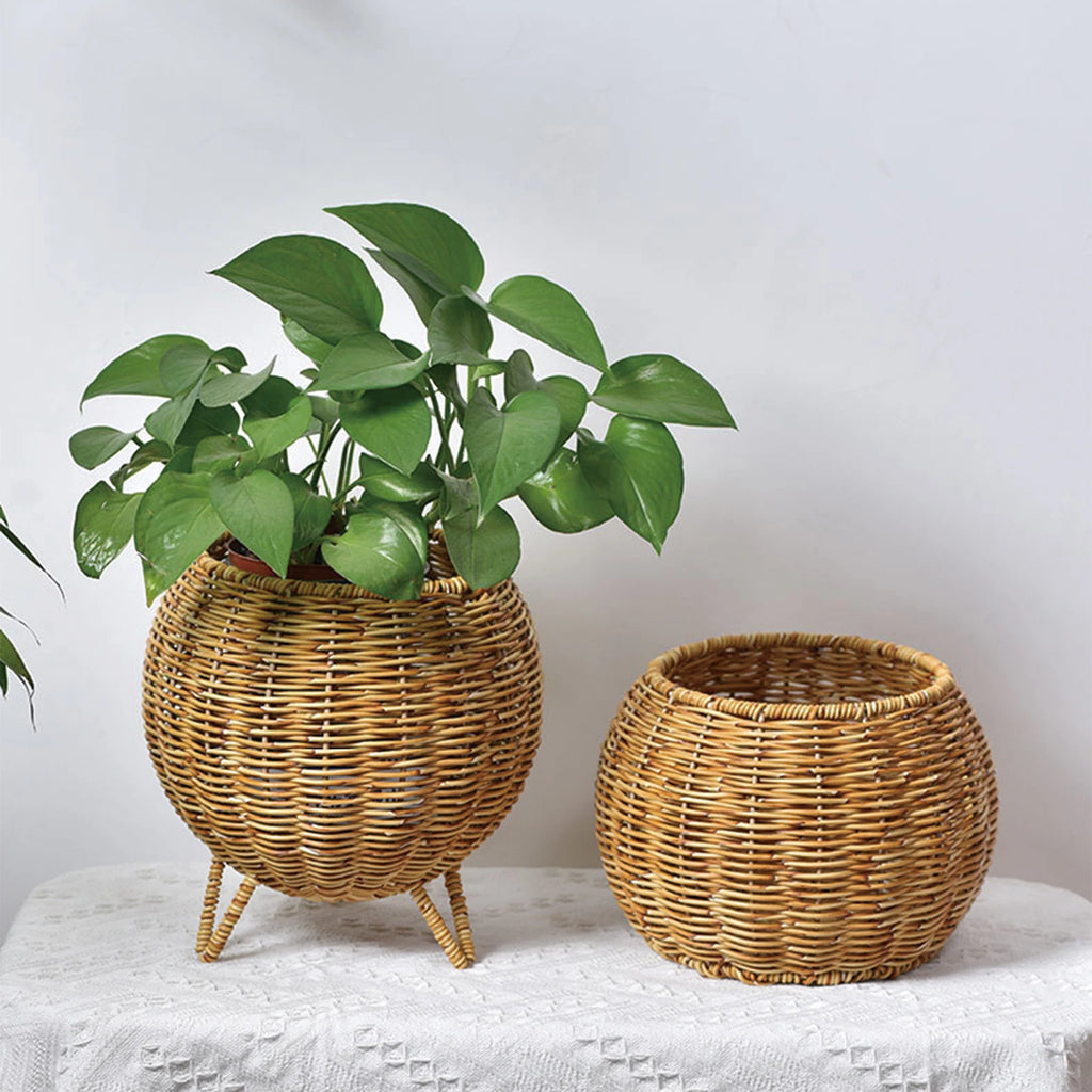 Panier de rangement tressé effet rotin, pour bijoux et cosmétiques - Nesty (vue 3)