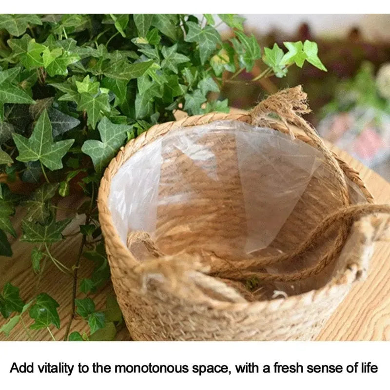 Suspension macramé en jute pour plantes - Nesty (vue 4)