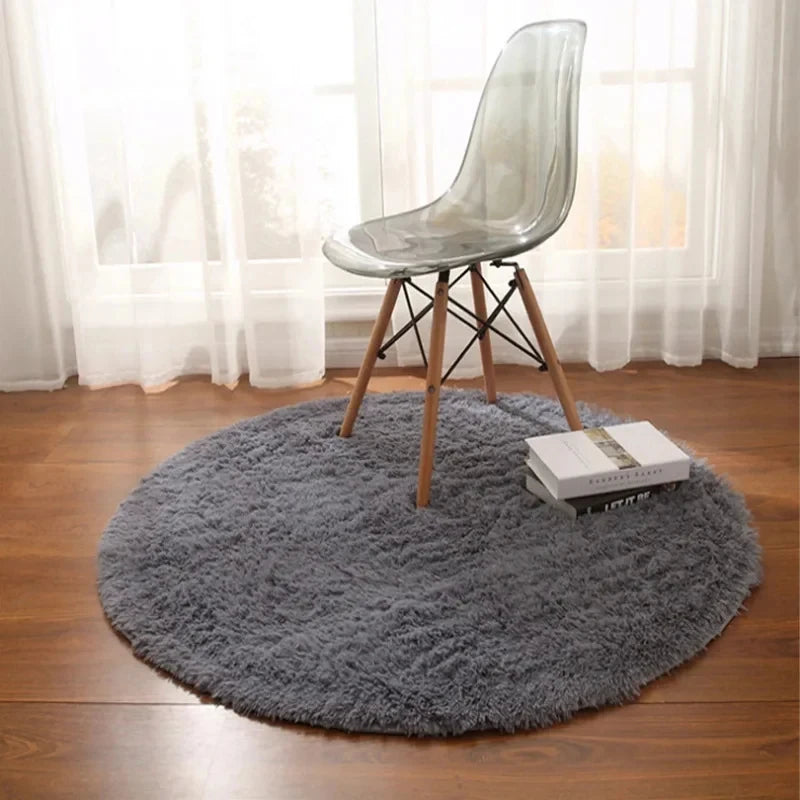 Tapis rond moelleux multicolore Nesty - Chambre d'enfant (vue 10)