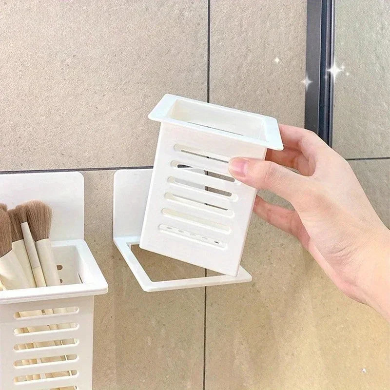 Rangement mural ajouré pour salle de bain — sans perçage - Nesty (vue 5)