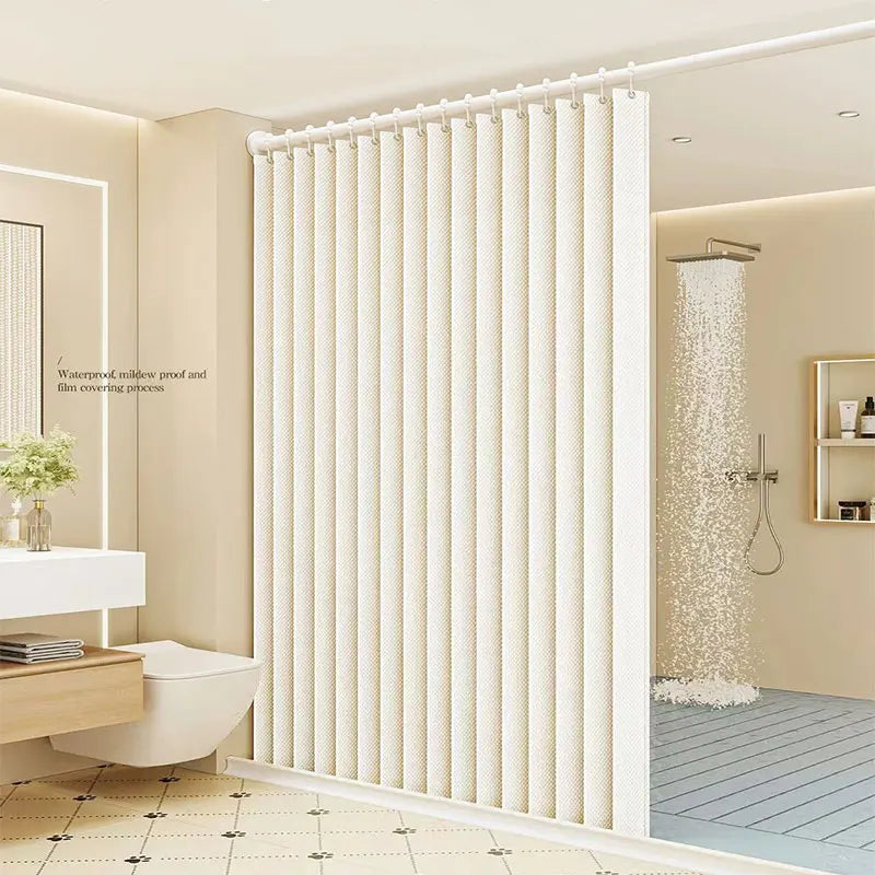 Rideau de douche pliable aimanté — cloison sans perçage - Nesty (vue 1)