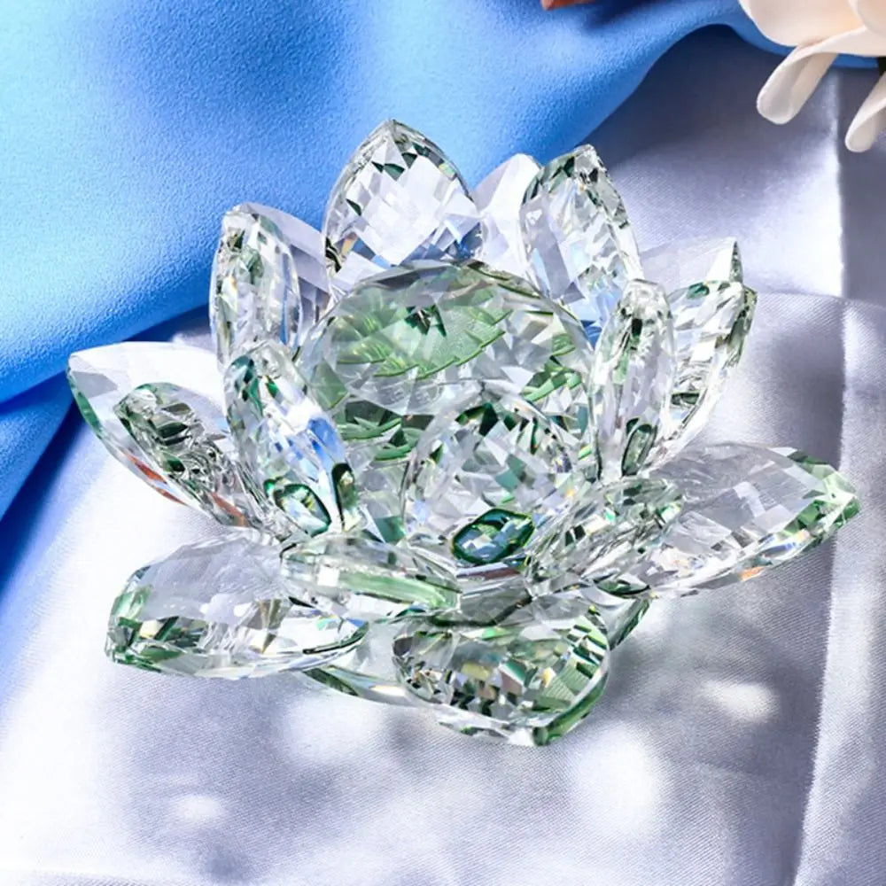 Fleur de lotus en cristal Nesty - Objet feng shui pour une décoration apaisante (vue 8)