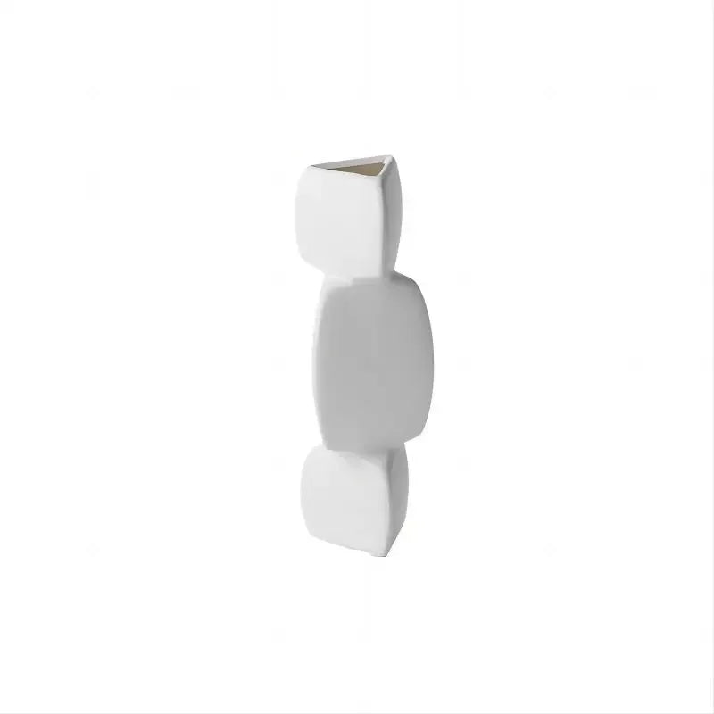 Vase noir en céramique — silhouette minimaliste (vue 6) - Nesty