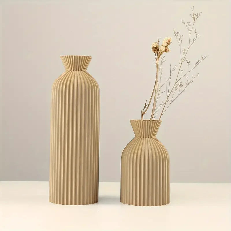 Vase noir en plastique, esprit bohème (vue 7) - Nesty