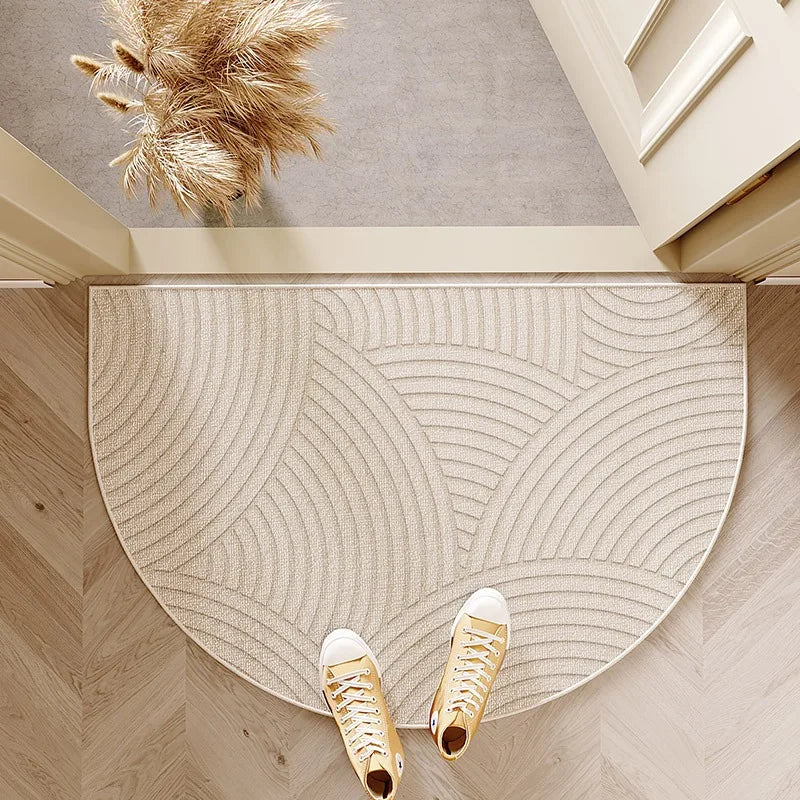 Tapis d'entrée à motif semi-circulaire Nesty - Dos PVC (vue 13)