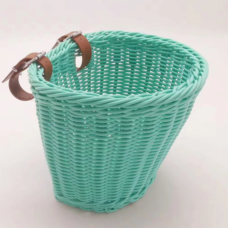 Panier de rangement tressé effet rotin, plastique multi-usages (vue 10) - Nesty