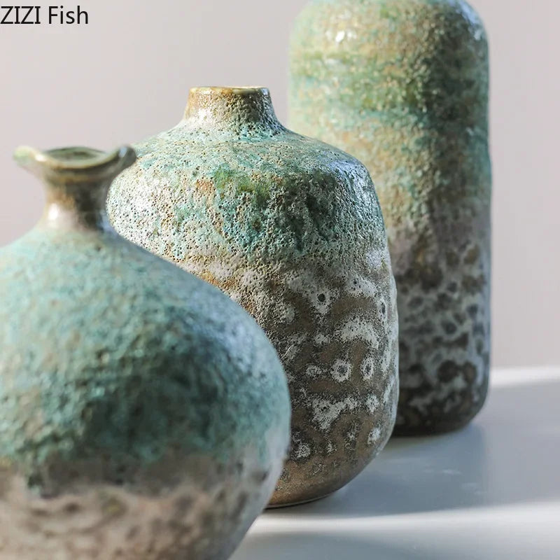 Vase en céramique façonné à la main, couleurs peintes - Nesty (vue 4)