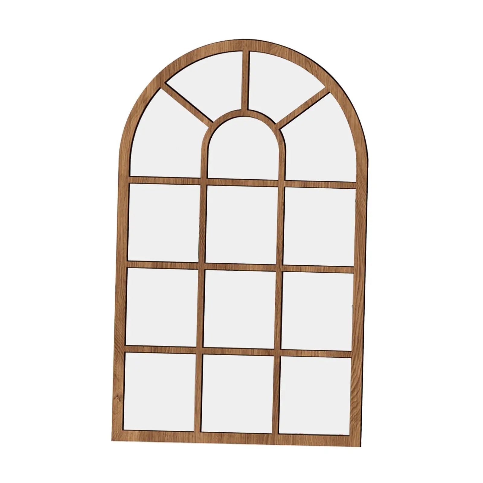 Miroir fenêtre en bois et acrylique Nesty - Trois coloris (vue 9)