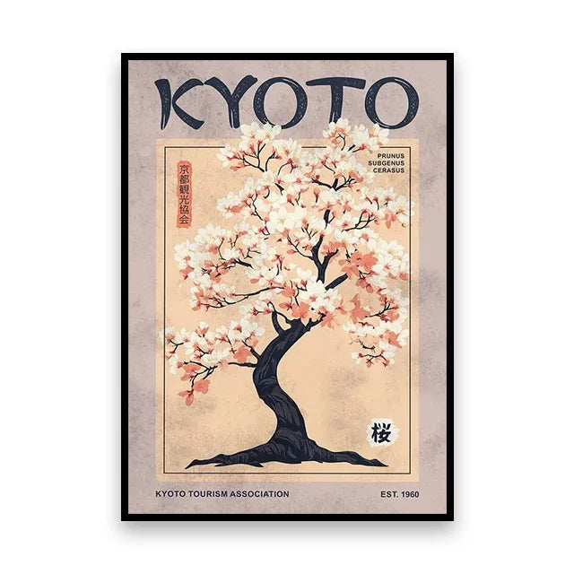 Toile imprimée grue japonaise — art mural vintage - Nesty (vue 31)