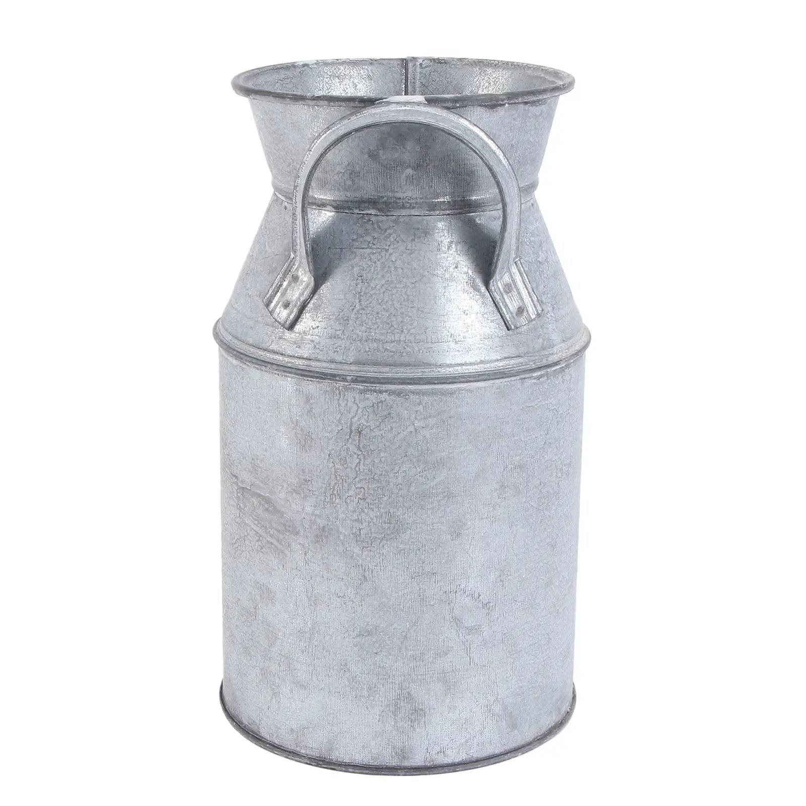 Vase seau en métal patiné — style rétro (vue 7) - Nesty