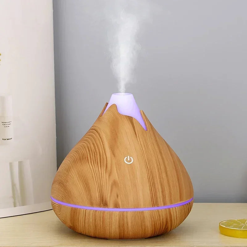 Diffuseur d'huiles essentielles en bois Nesty - 350 ml avec télécommande (vue 9)
