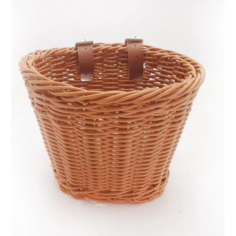 Panier de rangement tressé effet rotin, plastique multi-usages - Nesty (vue 16)