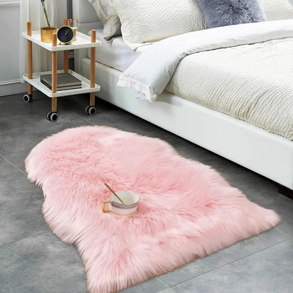Tapis en fausse fourrure moelleuse Nesty - 60x90 cm (vue 11)