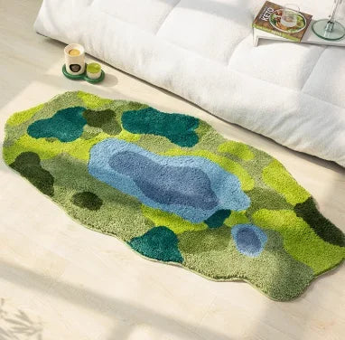 Tapis de chevet forme libre Nesty - Tapis moelleux irrégulier (vue 8)