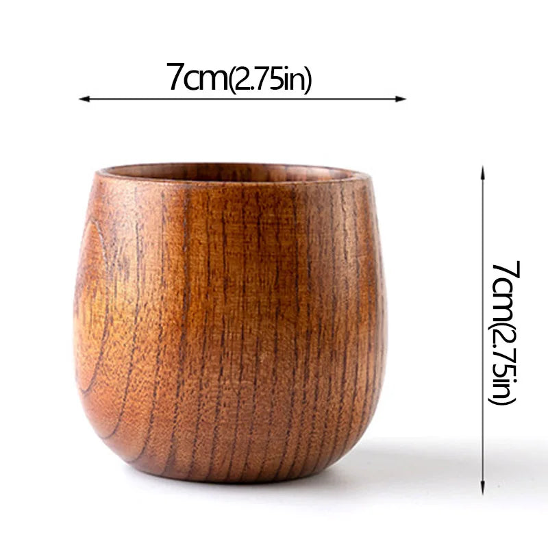 Tasse en bois avec anse — modèle artisanal (vue 8) - Nesty