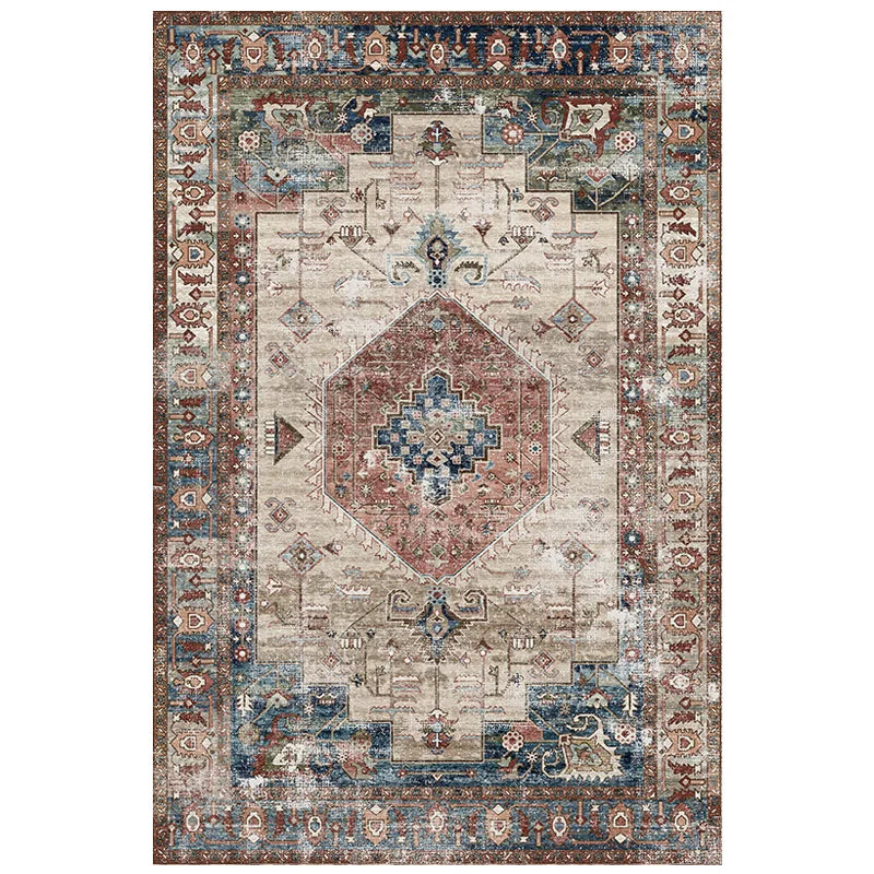 Tapis à motif géométrique rétro pour salon - Nesty (vue 5)