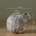 Vase en céramique motif tacheté, terrarium décoratif - Nesty (vue 12)