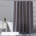 Rideau de douche uni en tissu imperméable, ambiance chaleureuse - Nesty (vue 7)