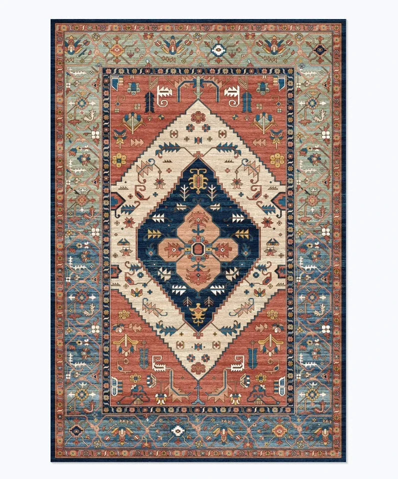 Tapis bohème rétro Nesty - Motif géométrique (vue 11)