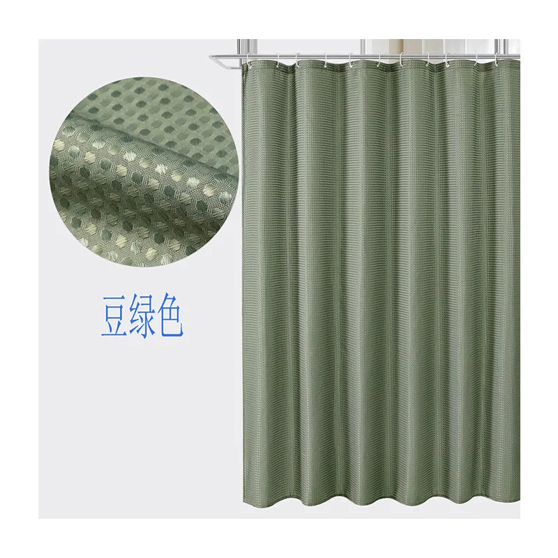 Rideau de douche gaufré — texture nid d'abeille imperméable - Nesty (vue 5)