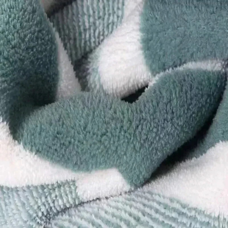 Duo de serviettes de bain — lui & elle, coton polyester - Nesty (vue 6)
