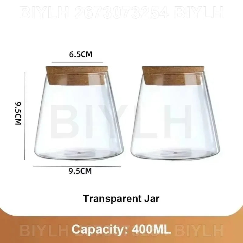 Vase en verre pour hydroponie — avec plateau - Nesty (vue 11)