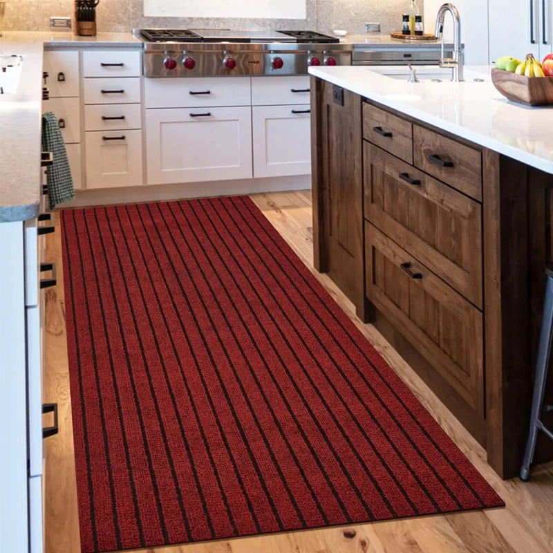 Tapis long à rayures — cuisine et entrée (vue 7) - Nesty