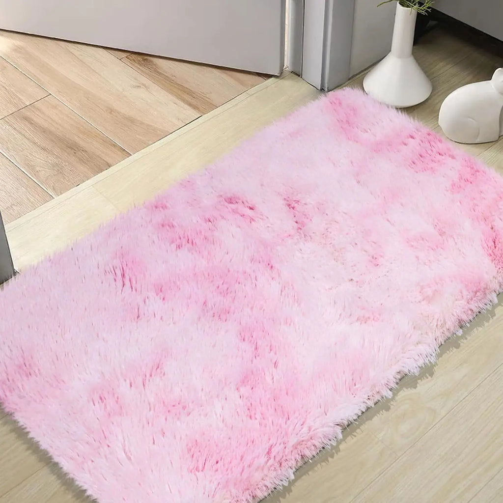 Tapis tie-dye antidérapant Nesty - Tapis lavable pour chambre d'enfant (vue 5)