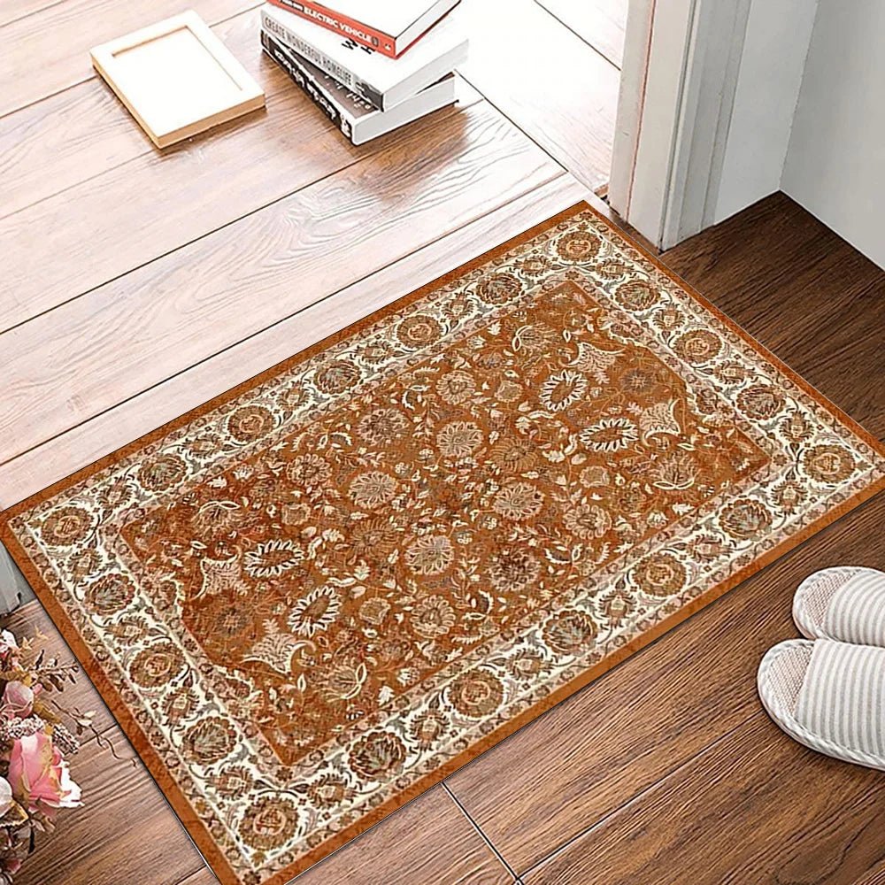 Tapis à motif oriental Nesty - Velours doux et lavable (vue 11)