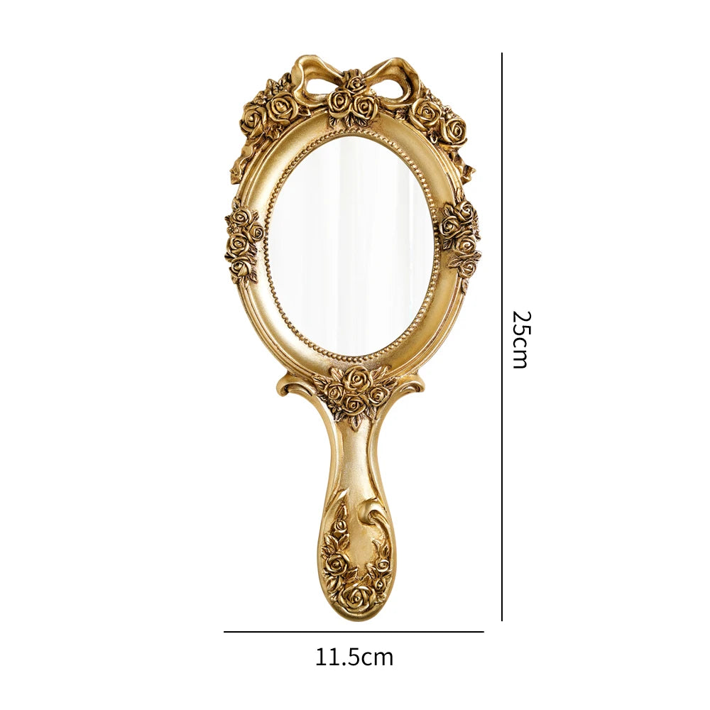 Miroir à main baroque en résine — style rétro (vue 8) - Nesty