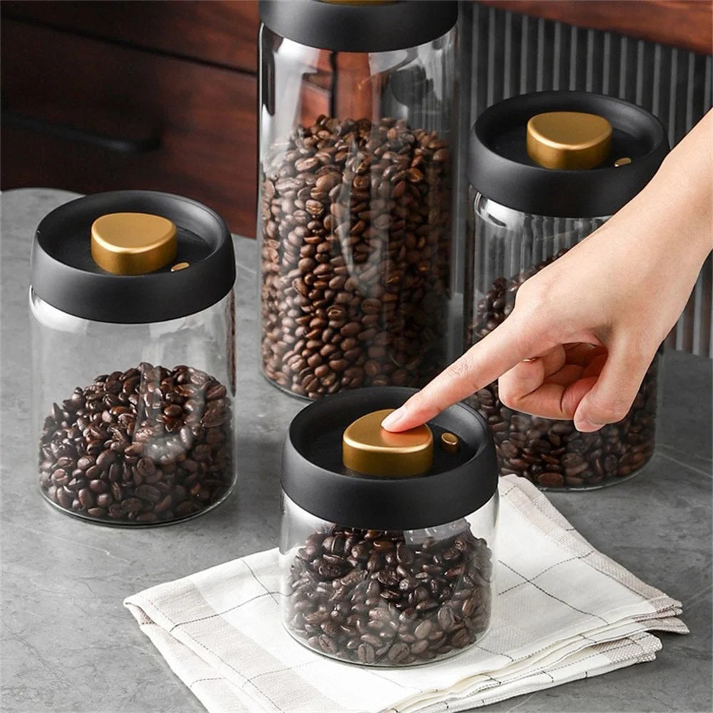Boîte hermétique en verre pour café en grains Nesty (vue 5)