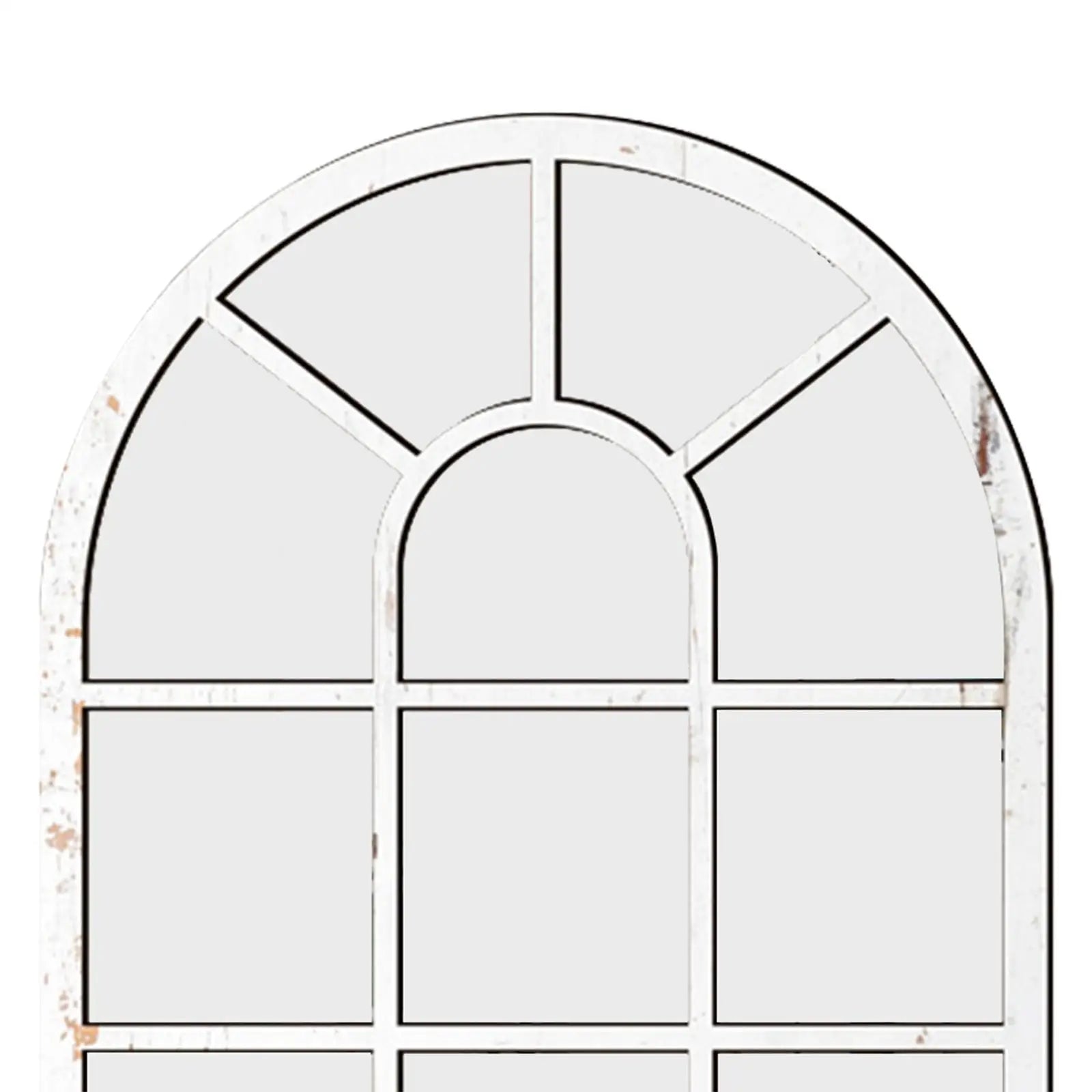 Petit miroir fenêtre en bois et acrylique - Nesty (vue 1)