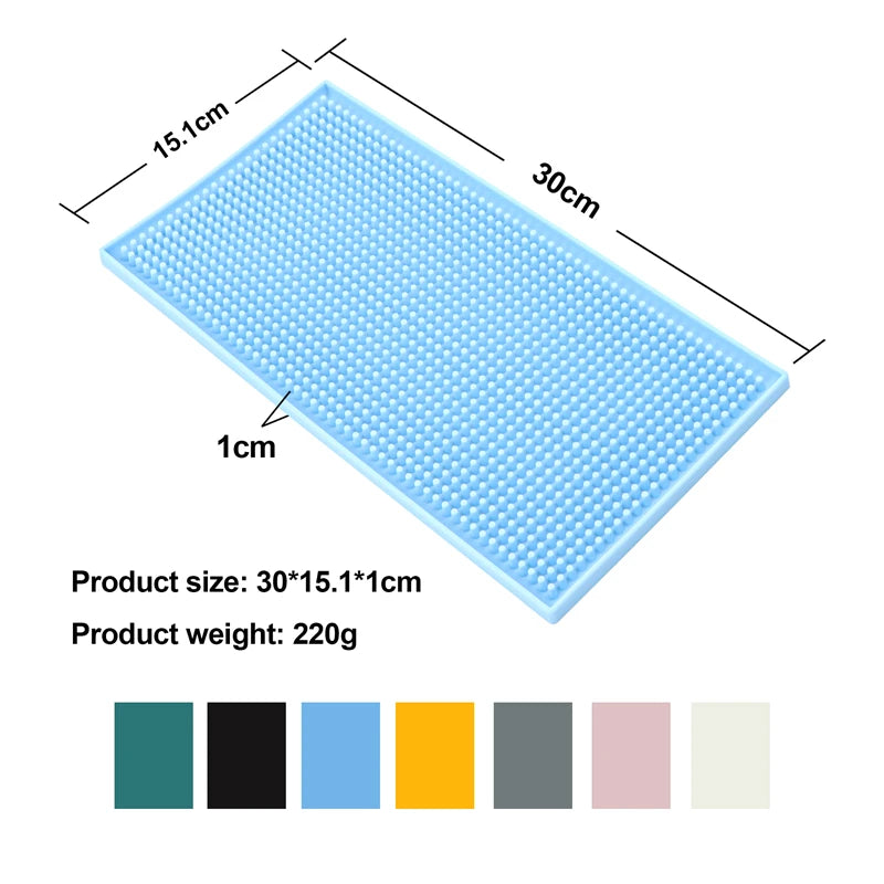 Tapis de bar en silicone épais, anti-éclaboussures (vue 18) - Nesty