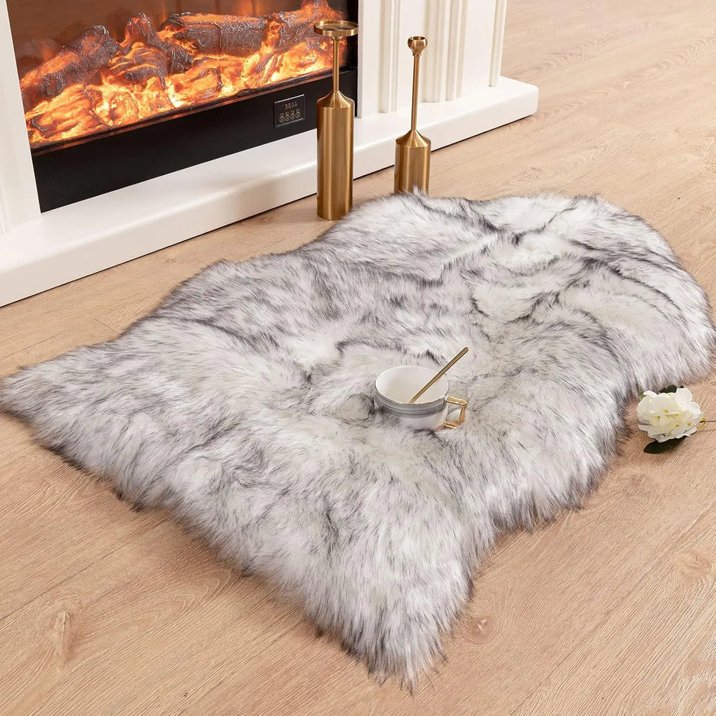 Tapis en fausse fourrure moelleuse Nesty - 60x90 cm (vue 12)