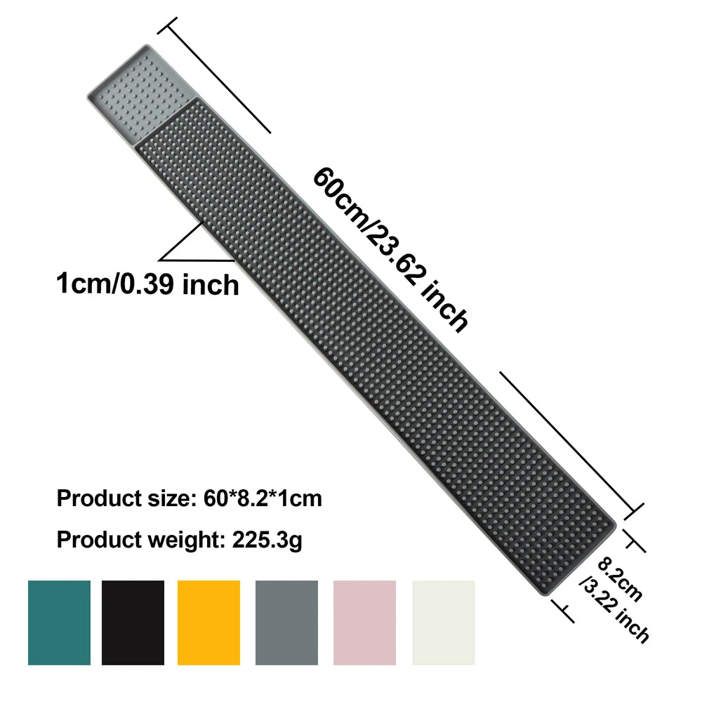 Tapis de bar en silicone épais, anti-éclaboussures - Nesty (vue 22)