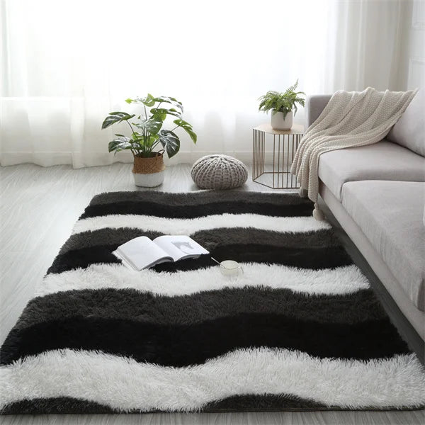 Tapis shaggy moelleux Nesty - Plusieurs motifs (vue 12)