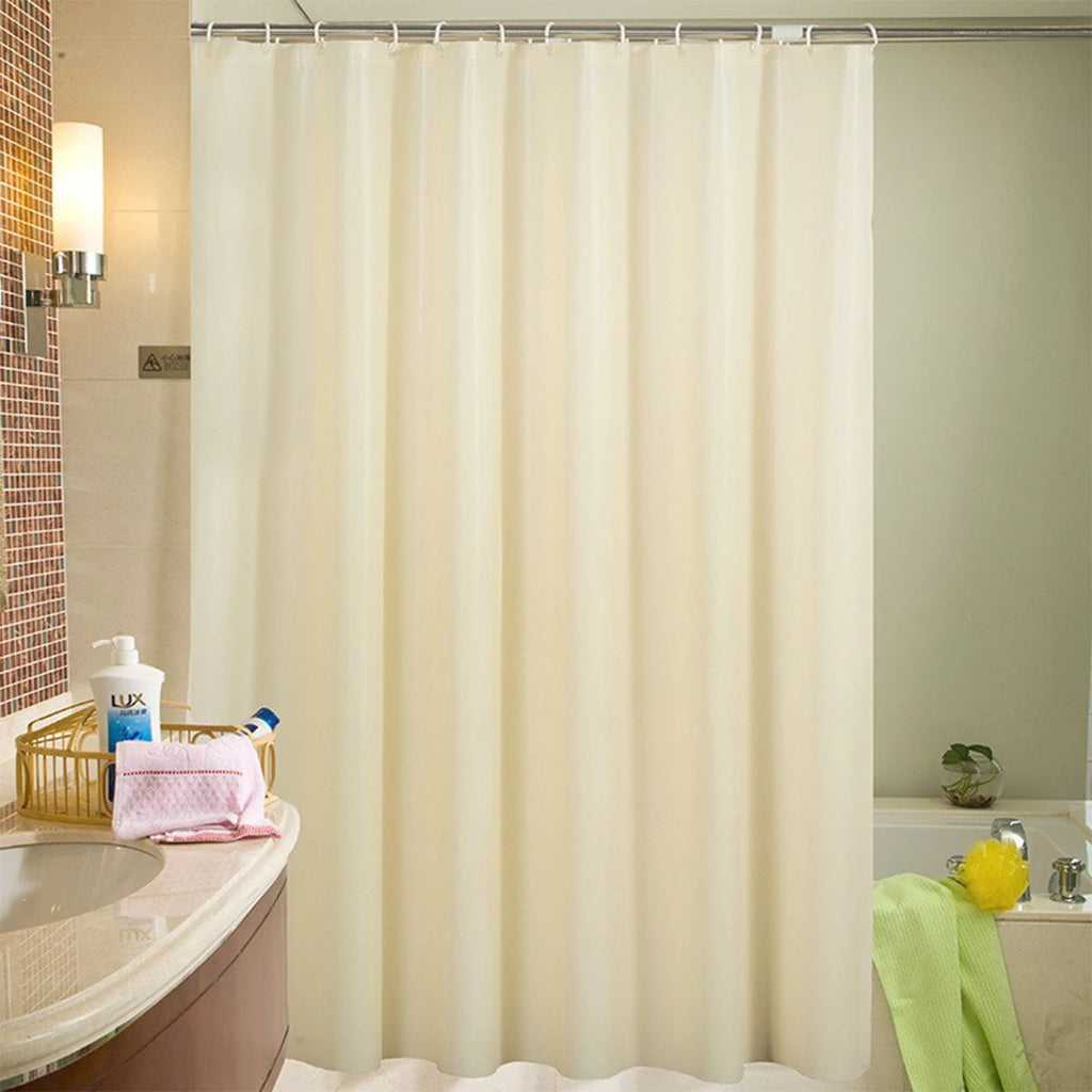Rideau de douche vagues en PEVA imperméable, effet drapé ondulé - Nesty (vue 16)