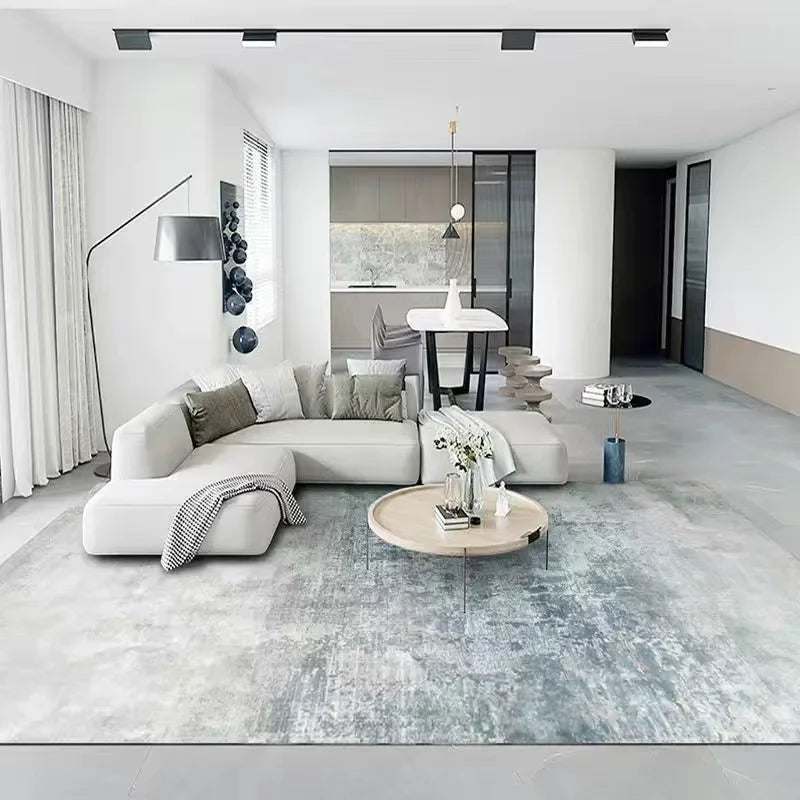 Tapis à motif géométrique sans peluches pour salon Nesty (vue 15)