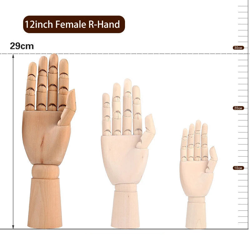 Figurine articulée en bois — silhouette d'artiste - Nesty (vue 8)