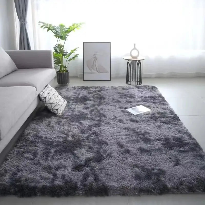 Tapis tie-dye antidérapant Nesty - Tapis lavable pour chambre d'enfant (vue 9)