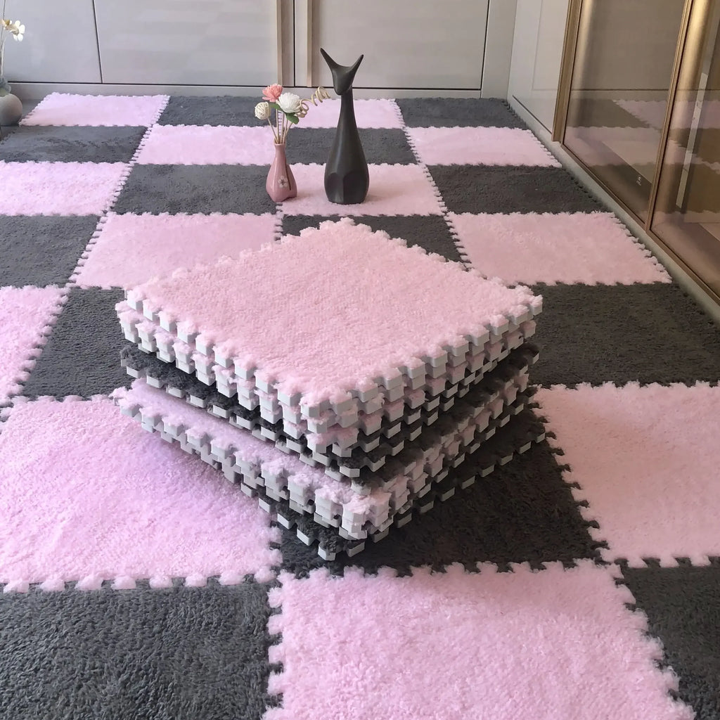 Tapis puzzle moelleux pour enfant — dalles à assembler - Nesty (vue 25)