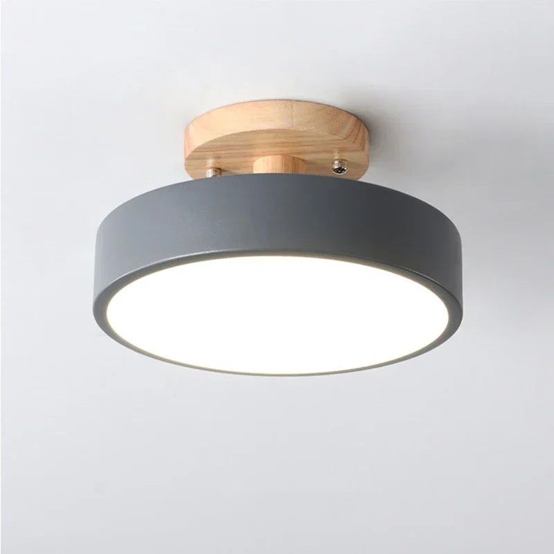 Plafonnier nordique en bois Nesty - Pour entrée et vestiaire (vue 10)