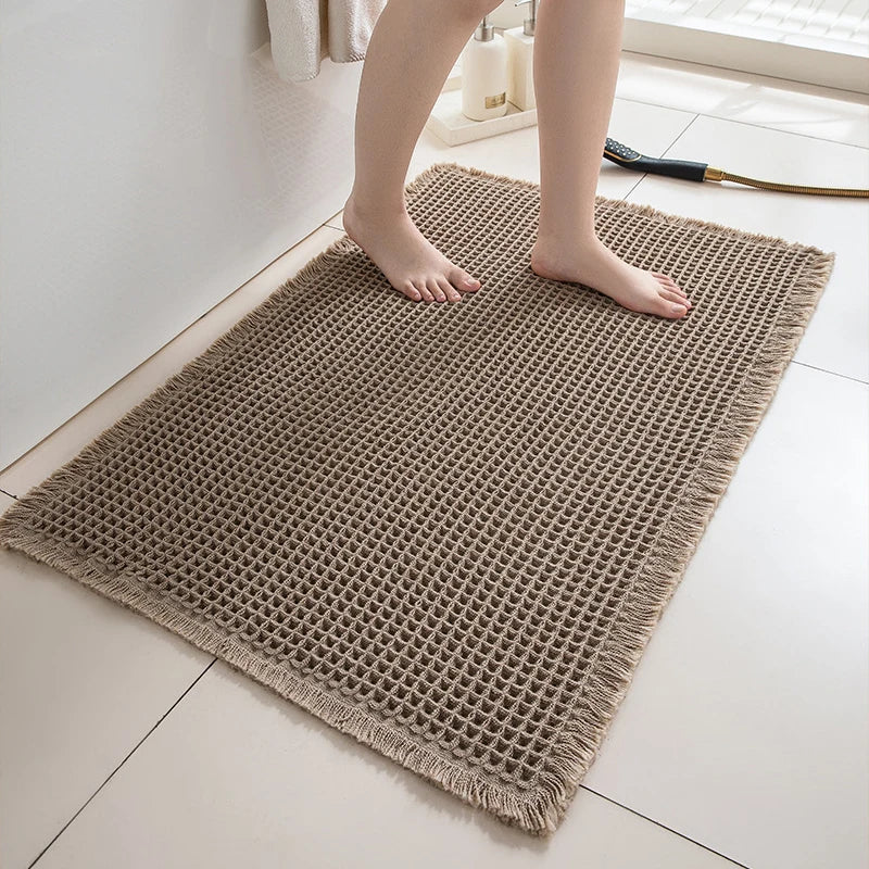 Tapis de bain gaufré, absorbant et antidérapant - Nesty (vue 2)
