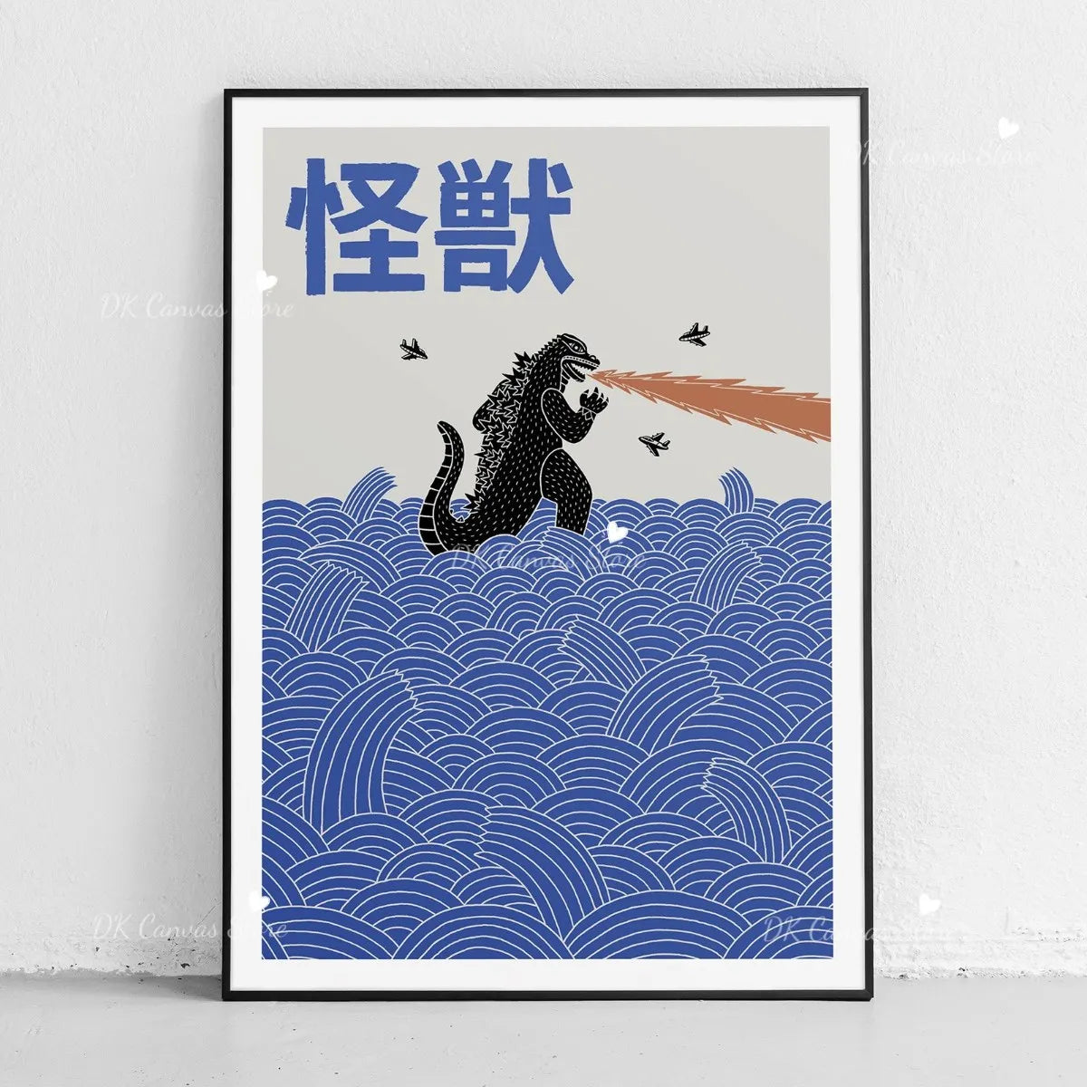 Toile imprimée Mont Fuji abstrait — art mural japandi - Nesty (vue 22)