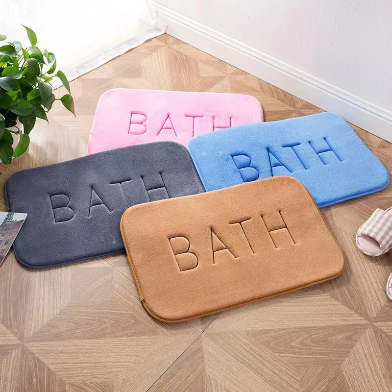 Tapis de bain moelleux en mousse à mémoire de forme (vue 6) - Nesty